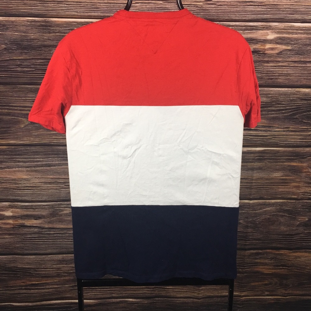 Tommy Hilfiger Color Block Logo Tshirt Size Small - image 4